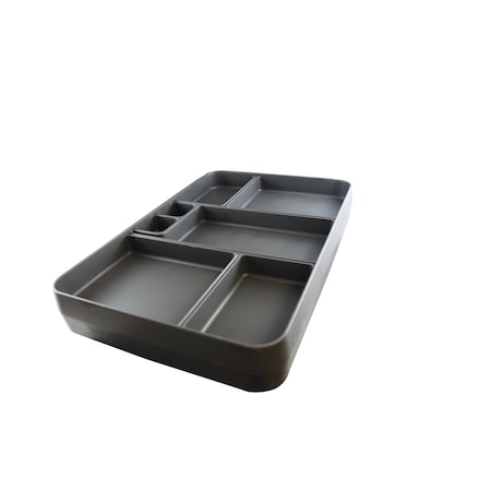 X-Tray Insulated Food Tray, Dark Gray